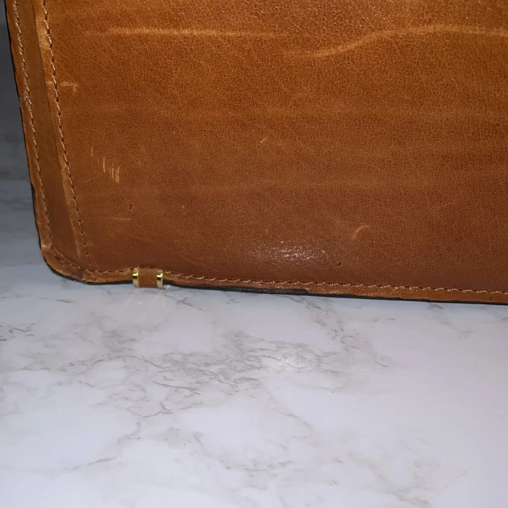 Hey JR Wants This Awesome Leather Briefcase! Very Smart with Slide Down Handels